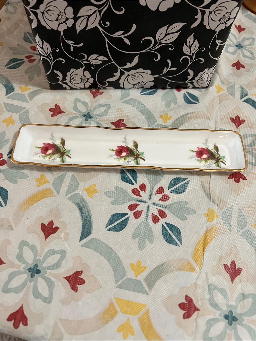Vintage Hammersley Grandmothers Rose Tray